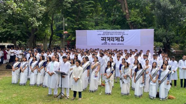ছাত্রদল প্যানেলের ৮ দফা শপথ পাঠ, নিরাপদ ক্যাম্পাস গড়ার প্রতিজ্ঞা